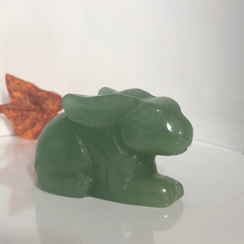 Adventuring Rabbit - Carved Stone - Totem